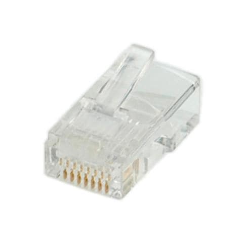 Cat. 5e Modular Plug, 8p8c, unshielded, for Stranded Wire 10 pcs. cavo di interfaccia e adattatore - Foto 2